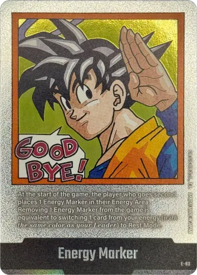 Son Goku "Good Bye" Silver Energy Marker E-83